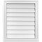 Ekena Millwork Vertical Surface Mount PVC Gable Vent w/ 2"W x 2"H , Brickmould Sill Frame, 22"W x 26"H GVPVE22X2603SN - alternate 1